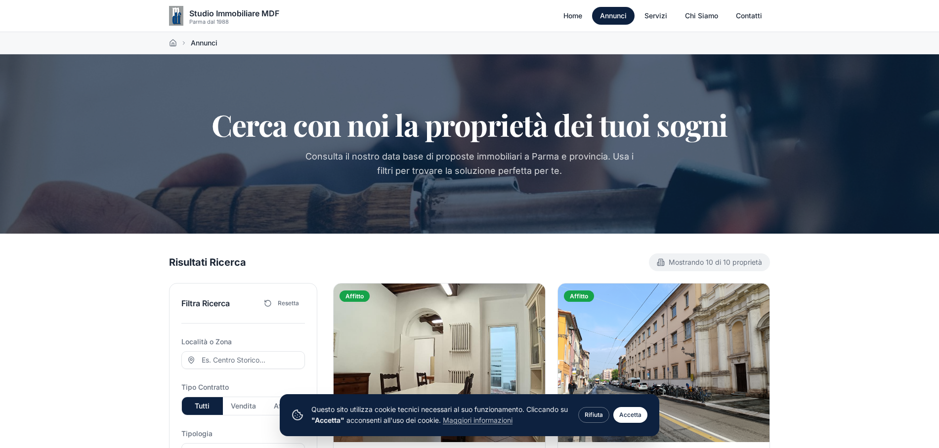 Studio Immobiliare MDF — ANNUNCI
